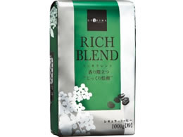 ウエシマコーヒー リッチブレンド 1kg 1袋※軽(ご注文単位1袋)【直送品】