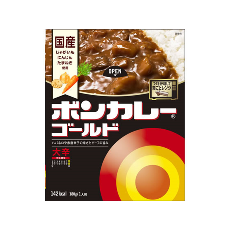 大塚食品 ボンカレーゴールド大辛180g 1個※軽（ご注文単位1個)【直送品】