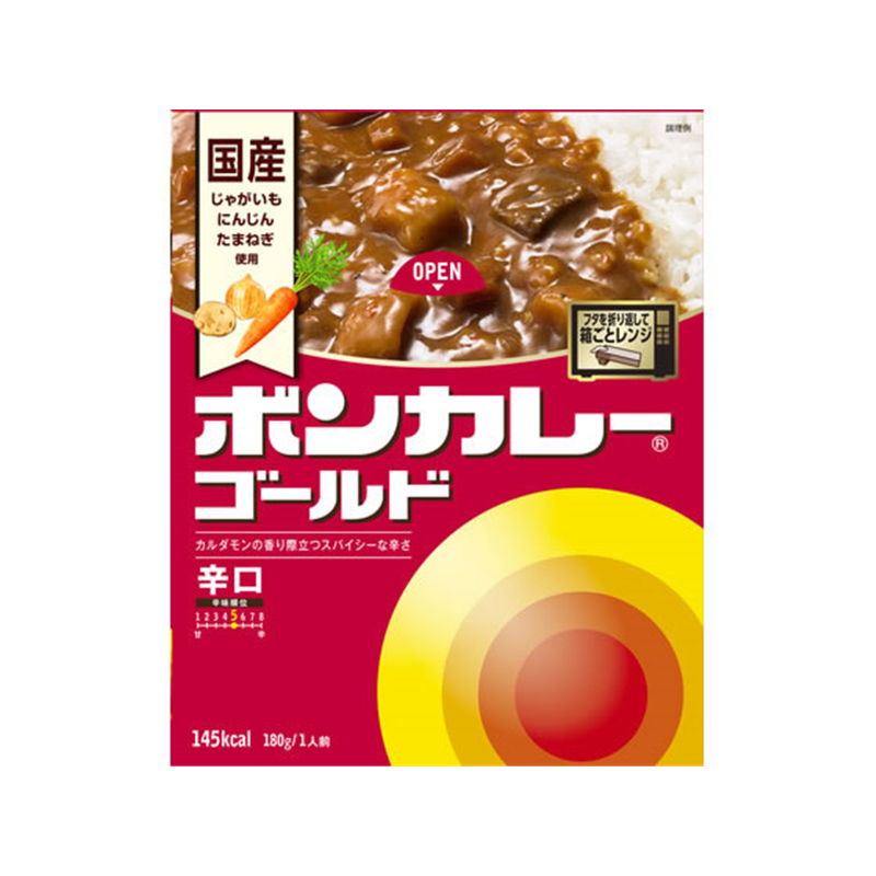 大塚食品 ボンカレーゴールド辛口180g 1個※軽（ご注文単位1個)【直送品】