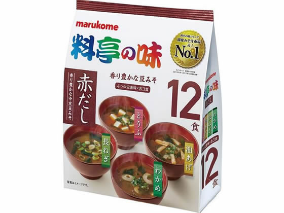 マルコメ 料亭の味 赤だし 12食 1袋※軽（ご注文単位1袋)【直送品】