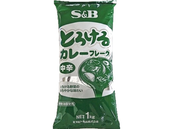 エスビー食品 業務用 とろけるカレー フレーク中辛 1kg 1個※軽（ご注文単位1個)【直送品】