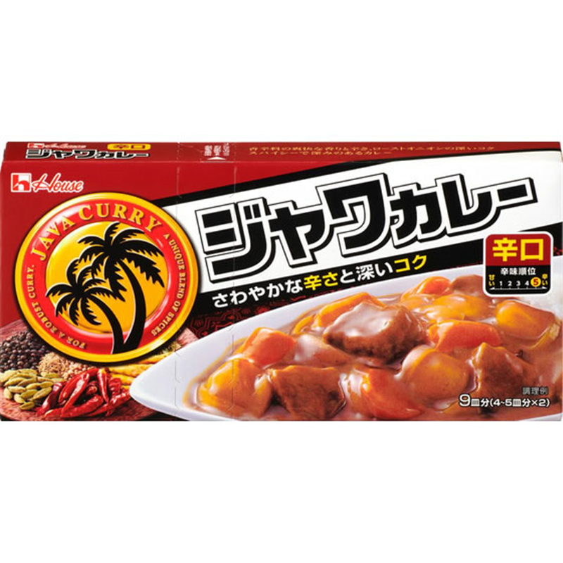 ハウス食品 ジャワカレー辛口 185g 1箱※軽（ご注文単位1箱)【直送品】