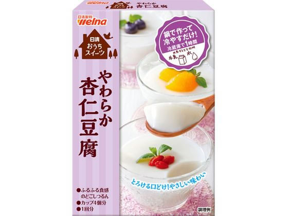 日清製粉ウェルナ お菓子百科やわらか杏仁豆腐 60g 1箱※軽(ご注文単位1箱)【直送品】