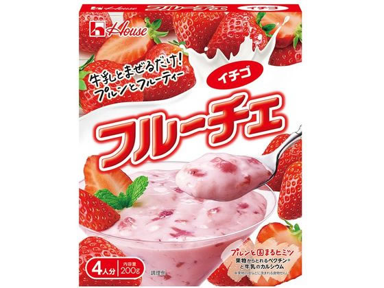 ハウス フルーチェ イチゴ 200g 1箱※軽(ご注文単位1箱)【直送品】