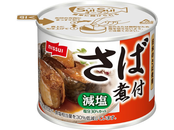 ニッスイ ニッスイ スルッとふた さば味付 減塩30% 190g 1個※軽(ご注文単位1個)【直送品】