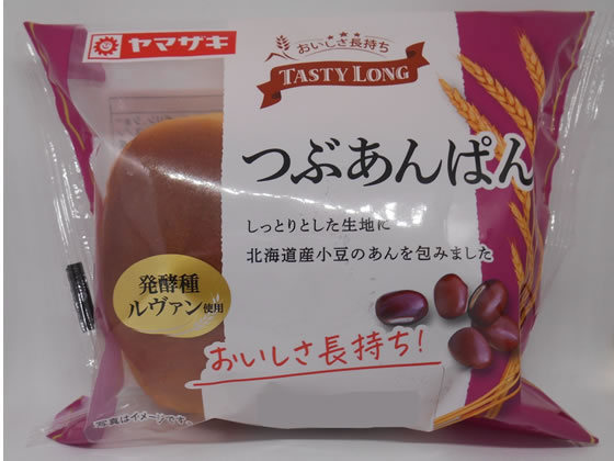 山崎製パン テイスティロング ルヴァンつぶあんぱん 1個※軽(ご注文単位1個)【直送品】