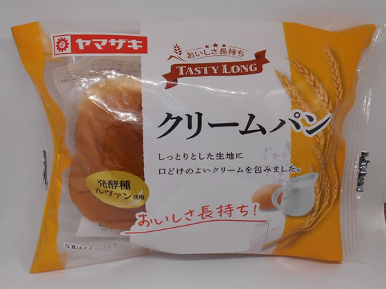 山崎製パン テイスティロング ルヴァンクリームパン 1個※軽(ご注文単位1個)【直送品】