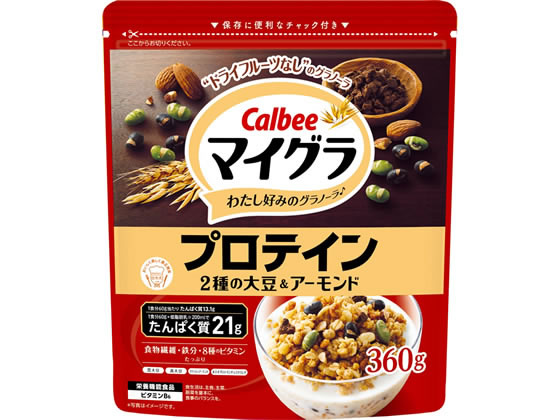 カルビー マイグラ プロテイン 360g 1袋※軽(ご注文単位1袋)【直送品】