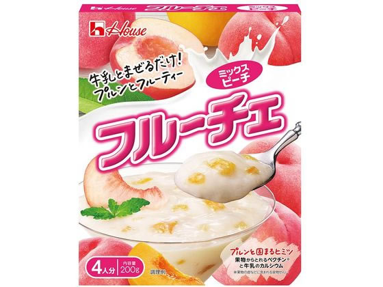 ハウス フルーチェ ミックスピーチ 200g 1箱※軽(ご注文単位1箱)【直送品】