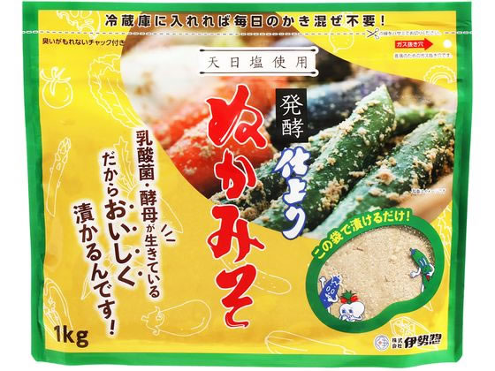 伊勢惣 仕上りぬかみそ 1kg 1袋※軽(ご注文単位1袋)【直送品】