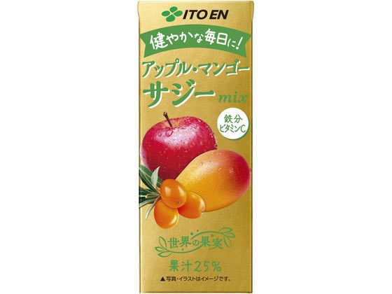 伊藤園 アップル・マンゴー サジーmix 紙パック 200mL 1本※軽（ご注文単位1本）【直送品】