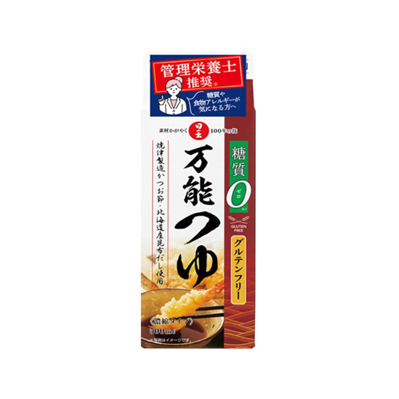 キング醸造 日の出 万能つゆ 糖質ゼロ 500mL 1本※軽（ご注文単位1本）【直送品】