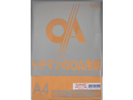 SAKAEテクニカルペーパー 極厚口カラーPPC A4 オレンジ 50枚 1冊(ご注文単位1冊)【直送品】