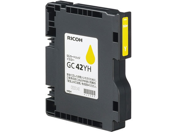 リコー RICOH SGカートリッジ イエロー GC42YH 515929 1個(ご注文単位1個)【直送品】