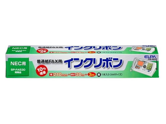 朝日電器 FAXインクリボン FIR-N53 1本（ご注文単位1本)【直送品】