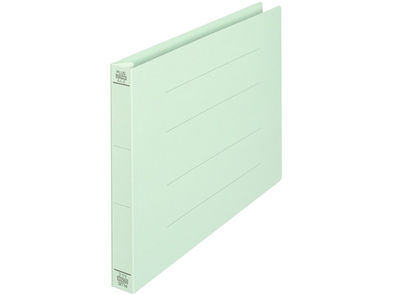 プラス フラットファイル厚とじ ノンステッチ A4ヨコ ブルー NO.022NW 1冊(ご注文単位1冊)【直送品】