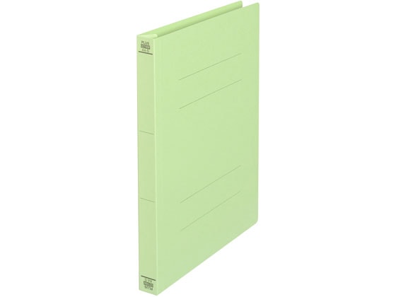 プラス フラットファイル厚とじ ノンステッチ A4タテ グリーン NO.021NW 1冊(ご注文単位1冊)【直送品】