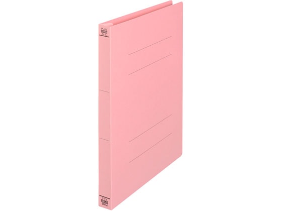 プラス フラットファイル厚とじ ノンステッチ A4タテ ピンク NO.021NW 1冊(ご注文単位1冊)【直送品】