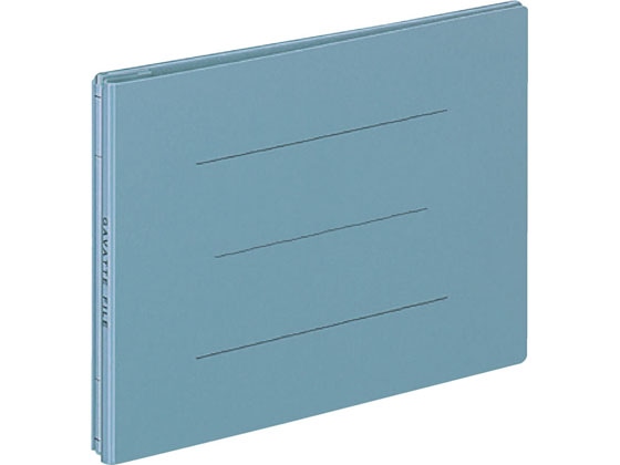 コクヨ ガバットファイル(紙製) B6ヨコ 青 フ-98B 1冊(ご注文単位1冊)【直送品】