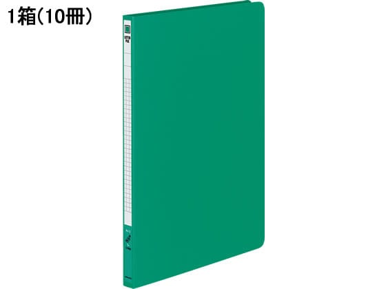 コクヨ レターファイル(色厚板紙) A4タテ とじ厚12mm 緑 10冊 1箱(ご注文単位1箱)【直送品】