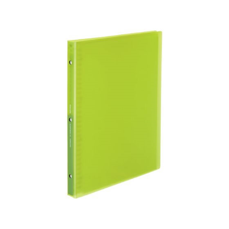コクヨ クリヤーブック(Glassele)替紙式 A4 30穴 ライトグリーン 1冊（ご注文単位1冊)【直送品】