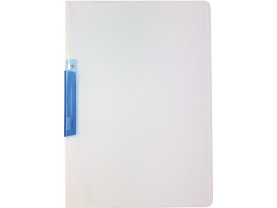 セキセイ クリップインファイル A4タテ 20枚収容 ブルー SSS-115-10 1冊(ご注文単位1冊)【直送品】