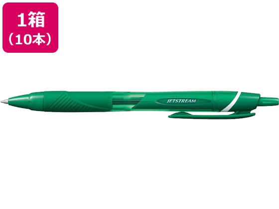 三菱鉛筆 ジェットストリームカラーインク0.7mm 緑 10本 SXN150C07.6 1箱(ご注文単位1箱)【直送品】