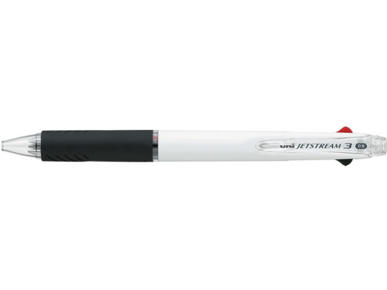 三菱鉛筆 ジェットストリーム3色ボールペン0.5mm白 SXE340005.1 1本(ご注文単位1本)【直送品】
