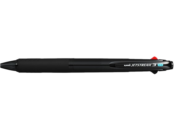 三菱鉛筆 ジェットストリーム3色 0.5透明ブラック SXE340005T.24 1本(ご注文単位1本)【直送品】