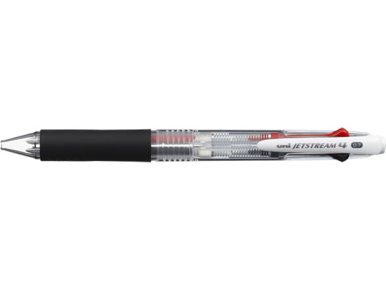 三菱鉛筆 ジェットストリーム 4色 0.7mm 透明 SXE450007.T 1本(ご注文単位1本)【直送品】