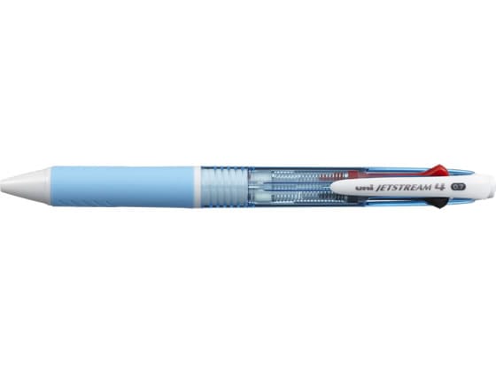 三菱鉛筆 ジェットストリーム 4色 0.7mm 水色 SXE450007.8 1本(ご注文単位1本)【直送品】