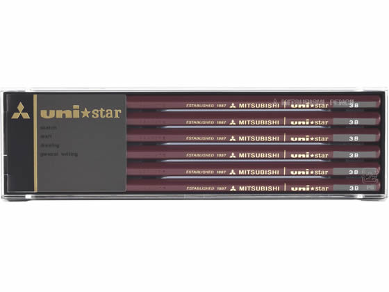 三菱鉛筆 鉛筆 ユニスター3B US3B 1打(ご注文単位1打)【直送品】