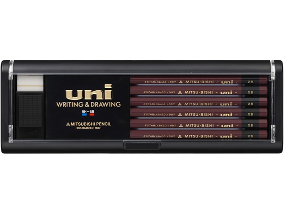 三菱鉛筆 鉛筆ユニ 2B U2B 1打(ご注文単位1打)【直送品】
