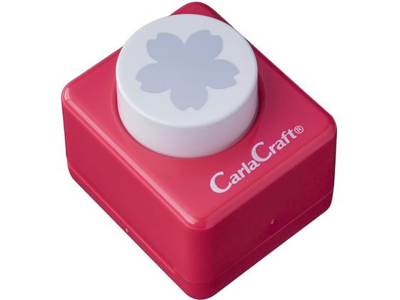 カール事務器 ミドルサイズ クラフトパンチ CP-2 サクラ 1個(ご注文単位1個)【直送品】