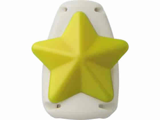 ソニック キッズクリップ 星 服に穴が開かない名札留め イエロー 1個(ご注文単位1個)【直送品】