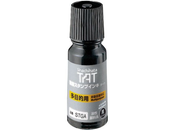 シヤチハタ TATインキ 多目的用A 小 黒 STGA-1-K 1個(ご注文単位1個)【直送品】