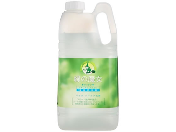 ミマスクリーンケア 緑の魔女 キッチン 食器洗剤 業務用 2L 1本(ご注文単位1本)【直送品】