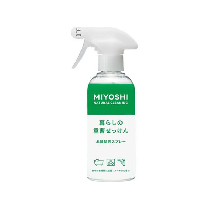 ミヨシ石鹸 暮らしの重曹せっけん 泡スプレー本体 280ml 1本（ご注文単位1本)【直送品】