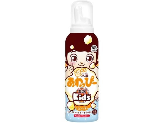 アース製薬 遊べる入浴あわっぴー ミカンの香り 160mL 1本(ご注文単位1本)【直送品】