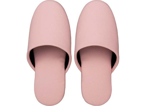 テンダイ 子供用レザー調スリッパ ピンク E117008 1足(ご注文単位1足)【直送品】
