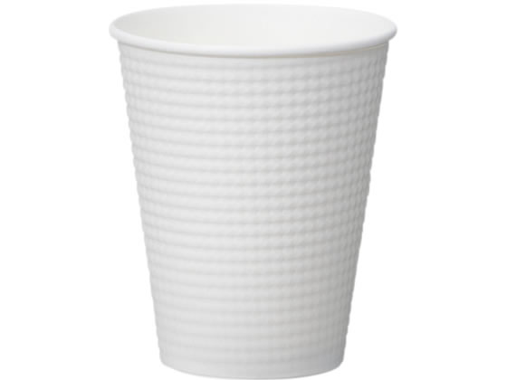 サンナップ エンボスカップ ホワイト260ml 50個入 C2650E 1パック（ご注文単位1パック)【直送品】