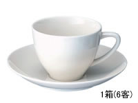 Studio-S アイボリートライアングルコーヒー碗皿 6客入 1セット(ご注文単位1セット)【直送品】