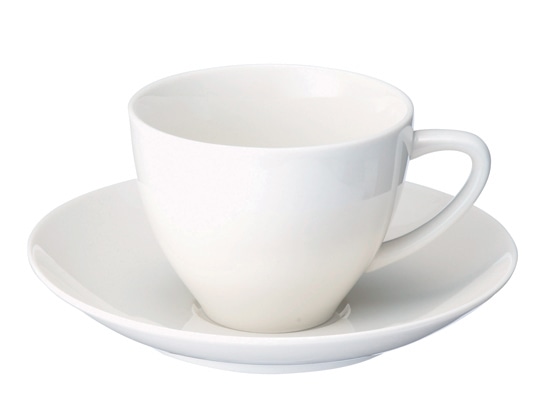 Studio-S アイボリートライアングルコーヒー碗皿 1客(ご注文単位1客)【直送品】