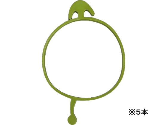 共和 たばねバンド#18×3 ライトグリーン 5本 GHT-602TLG 1袋(ご注文単位1袋)【直送品】