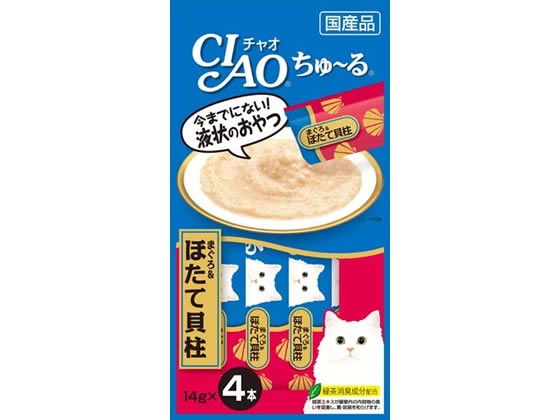 いなば CIAOちゅーるまぐろ&ほたて貝柱4本 4SC-77 1パック(ご注文単位1パック)【直送品】