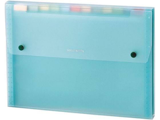セキセイ ドキュメントファイル A4 13ポケット グリーン SSS-1212-G 1冊(ご注文単位1冊)【直送品】