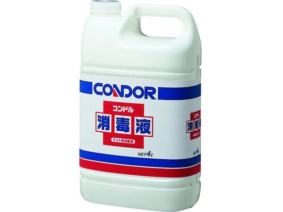 コンドル 消臭マット専用 消毒液 4L C108-04LX-MB 1個(ご注文単位1個)【直送品】
