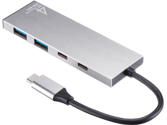 サンワサプライ USB 10Gbps Type-C ハブ USB-10TC14SV 1個(ご注文単位1個)【直送品】