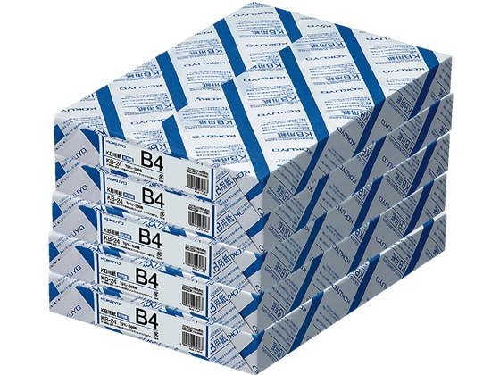コクヨ KB用紙(共用紙) 70g B4 500枚×5冊 KB-24 1箱（ご注文単位1箱）【直送品】