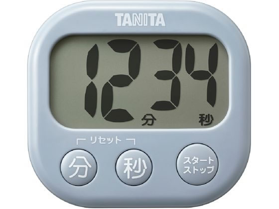 タニタ 抗菌でか見えタイマー ブルー TD429BL 1個（ご注文単位1個）【直送品】